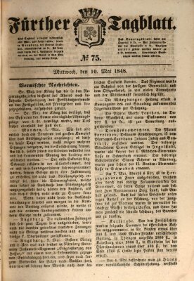 Fürther Tagblatt Mittwoch 10. Mai 1848