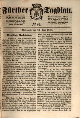 Fürther Tagblatt Mittwoch 24. Mai 1848