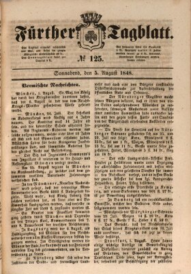 Fürther Tagblatt Samstag 5. August 1848