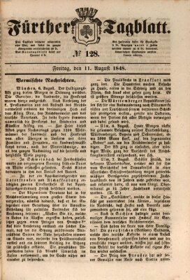 Fürther Tagblatt Freitag 11. August 1848