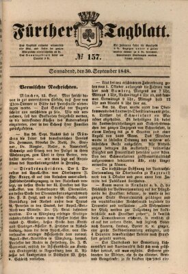 Fürther Tagblatt Samstag 30. September 1848