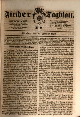 Fürther Tagblatt Dienstag 15. Januar 1850