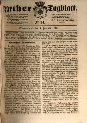 Fürther Tagblatt Samstag 9. Februar 1850