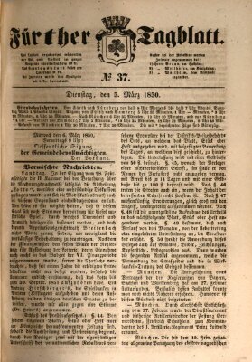 Fürther Tagblatt Dienstag 5. März 1850