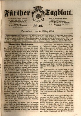 Fürther Tagblatt Samstag 9. März 1850