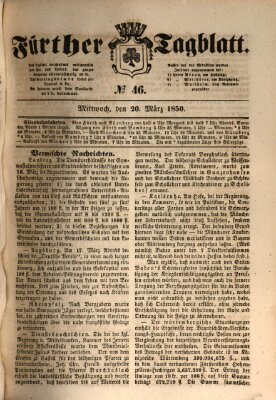 Fürther Tagblatt Mittwoch 20. März 1850