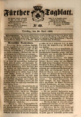 Fürther Tagblatt Dienstag 30. April 1850