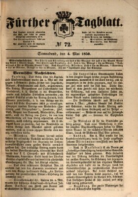 Fürther Tagblatt Samstag 4. Mai 1850