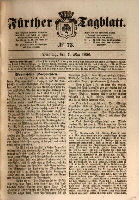 Fürther Tagblatt Dienstag 7. Mai 1850