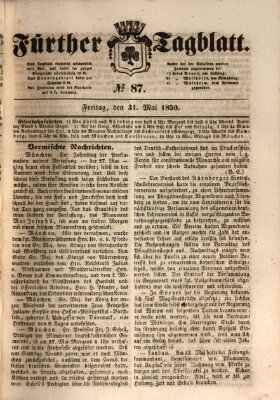 Fürther Tagblatt Freitag 31. Mai 1850