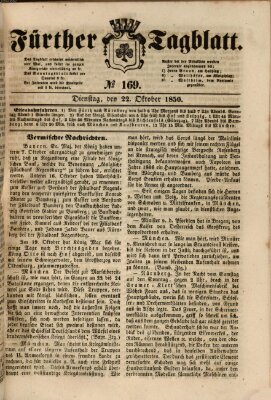 Fürther Tagblatt Dienstag 22. Oktober 1850