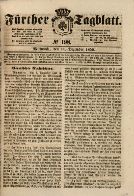 Fürther Tagblatt Mittwoch 11. Dezember 1850