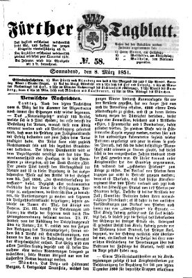 Fürther Tagblatt Samstag 8. März 1851