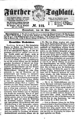 Fürther Tagblatt Samstag 10. Mai 1851