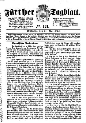 Fürther Tagblatt Mittwoch 21. Mai 1851