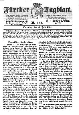 Fürther Tagblatt Sonntag 6. Juli 1851