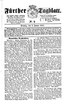 Fürther Tagblatt Sonntag 2. Januar 1853