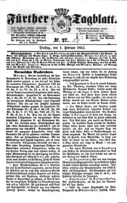 Fürther Tagblatt Dienstag 1. Februar 1853