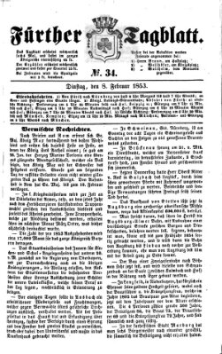 Fürther Tagblatt Dienstag 8. Februar 1853