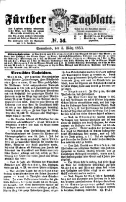 Fürther Tagblatt Samstag 5. März 1853