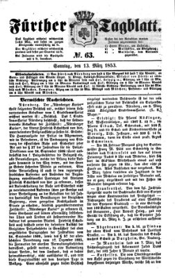 Fürther Tagblatt Sonntag 13. März 1853