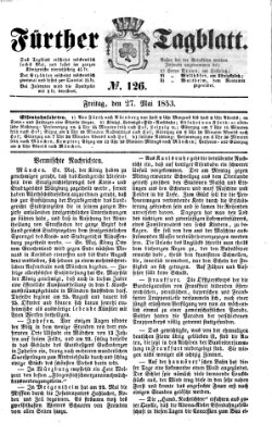 Fürther Tagblatt Freitag 27. Mai 1853