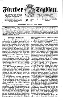 Fürther Tagblatt Samstag 28. Mai 1853