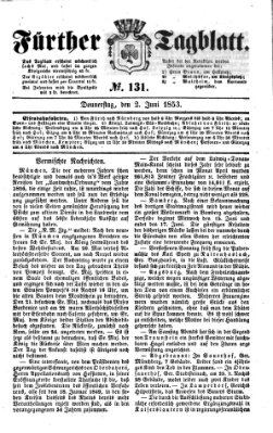 Fürther Tagblatt Donnerstag 2. Juni 1853