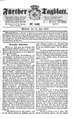 Fürther Tagblatt Mittwoch 15. Juni 1853