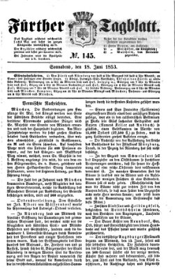 Fürther Tagblatt Samstag 18. Juni 1853