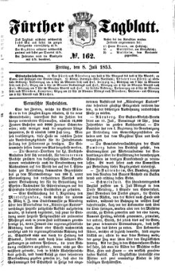 Fürther Tagblatt Freitag 8. Juli 1853