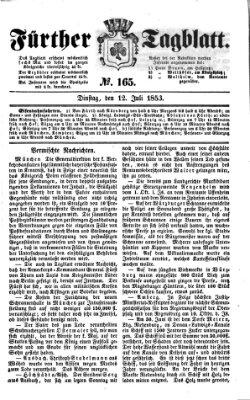 Fürther Tagblatt Dienstag 12. Juli 1853