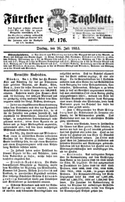 Fürther Tagblatt Dienstag 26. Juli 1853