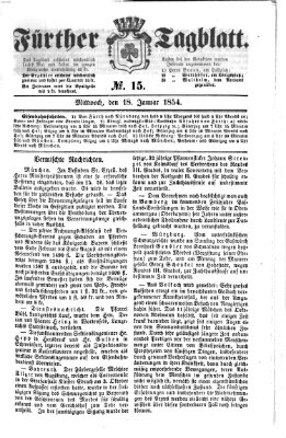 Fürther Tagblatt Mittwoch 18. Januar 1854