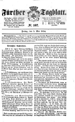 Fürther Tagblatt Freitag 5. Mai 1854