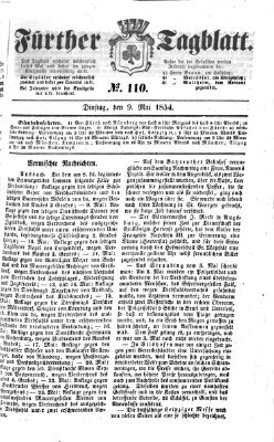 Fürther Tagblatt Dienstag 9. Mai 1854