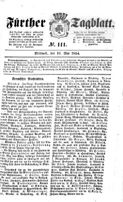 Fürther Tagblatt Mittwoch 10. Mai 1854