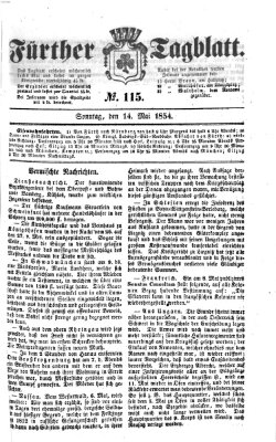 Fürther Tagblatt Sonntag 14. Mai 1854