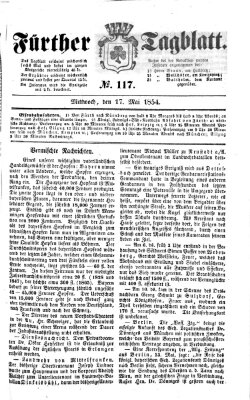 Fürther Tagblatt Mittwoch 17. Mai 1854