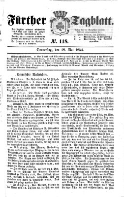 Fürther Tagblatt Donnerstag 18. Mai 1854