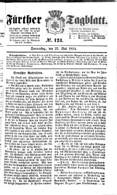 Fürther Tagblatt Donnerstag 25. Mai 1854