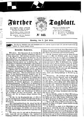 Fürther Tagblatt Sonntag 9. Juli 1854