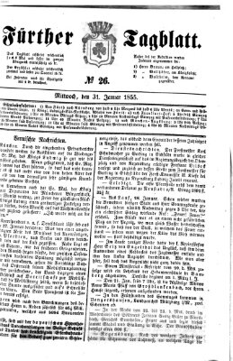 Fürther Tagblatt Mittwoch 31. Januar 1855