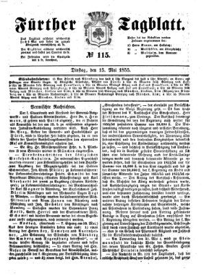 Fürther Tagblatt Dienstag 15. Mai 1855