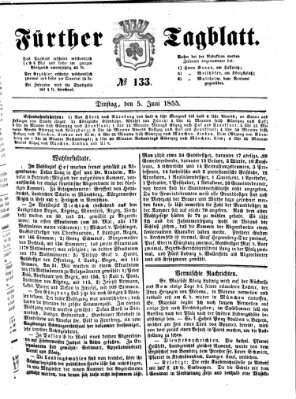 Fürther Tagblatt Dienstag 5. Juni 1855