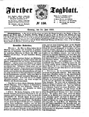 Fürther Tagblatt Sonntag 24. Juni 1855