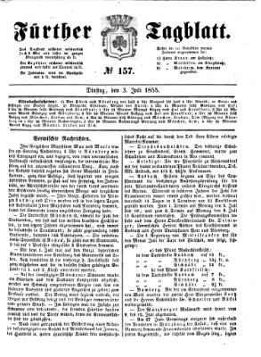 Fürther Tagblatt Dienstag 3. Juli 1855