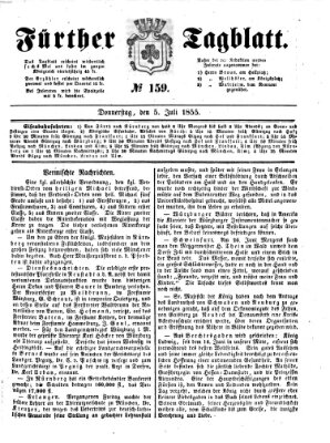 Fürther Tagblatt Donnerstag 5. Juli 1855