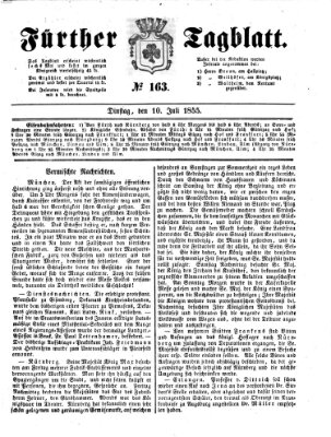 Fürther Tagblatt Dienstag 10. Juli 1855