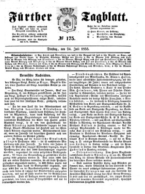 Fürther Tagblatt Dienstag 24. Juli 1855